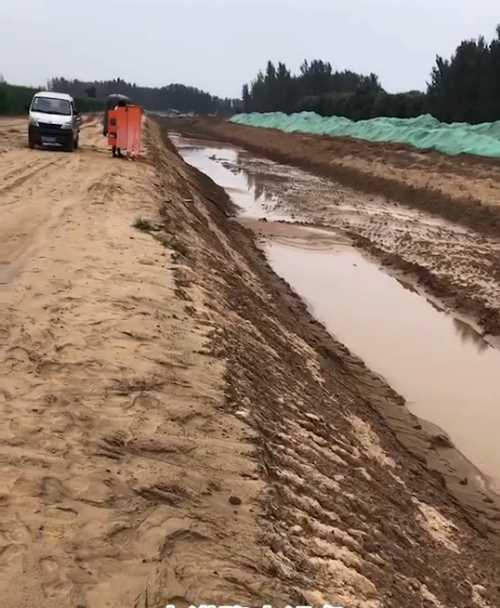 保定涞水县河道降水